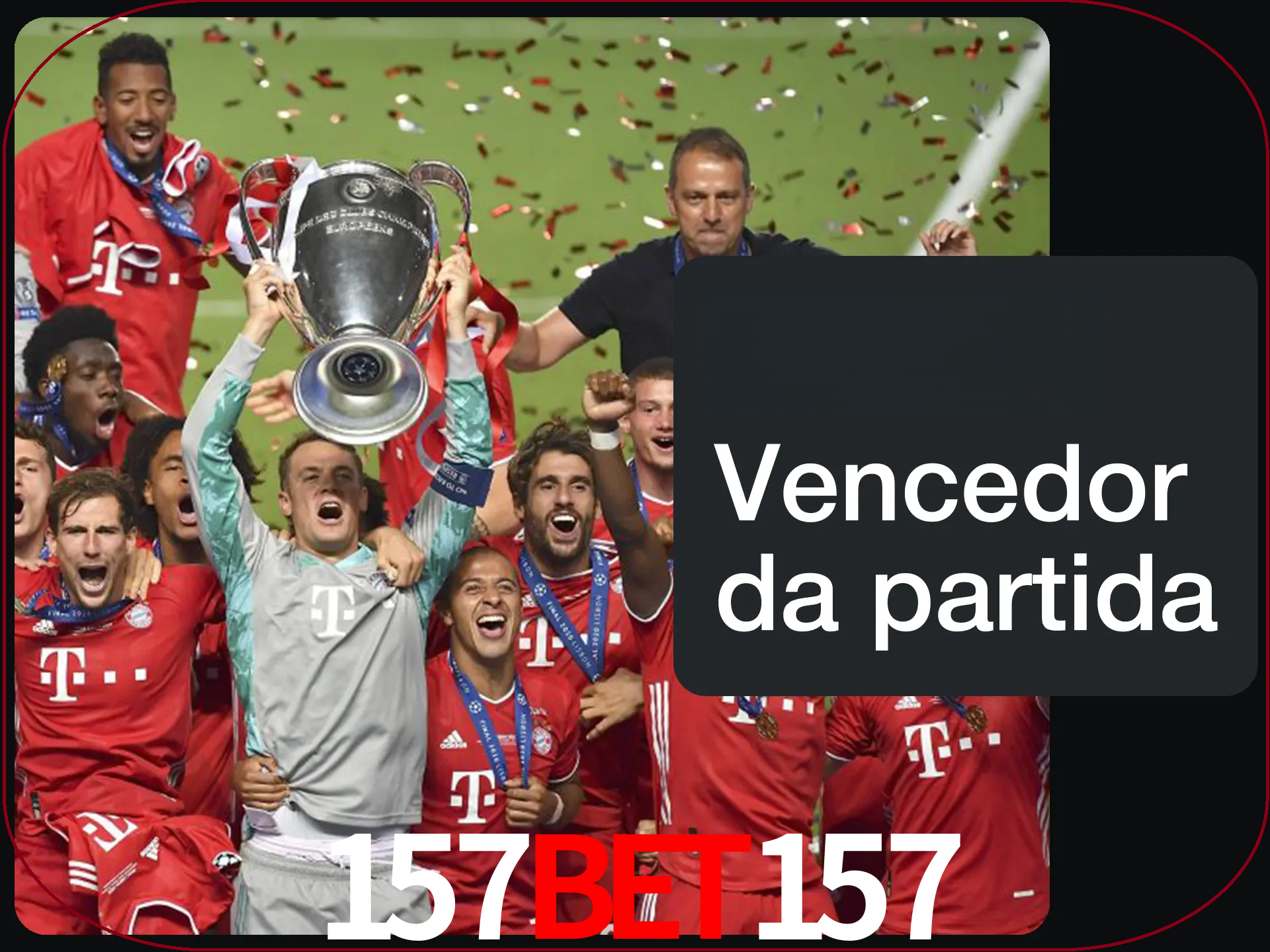 Aposte no vencedor e ganhe uma grande quantia de dinheiro.