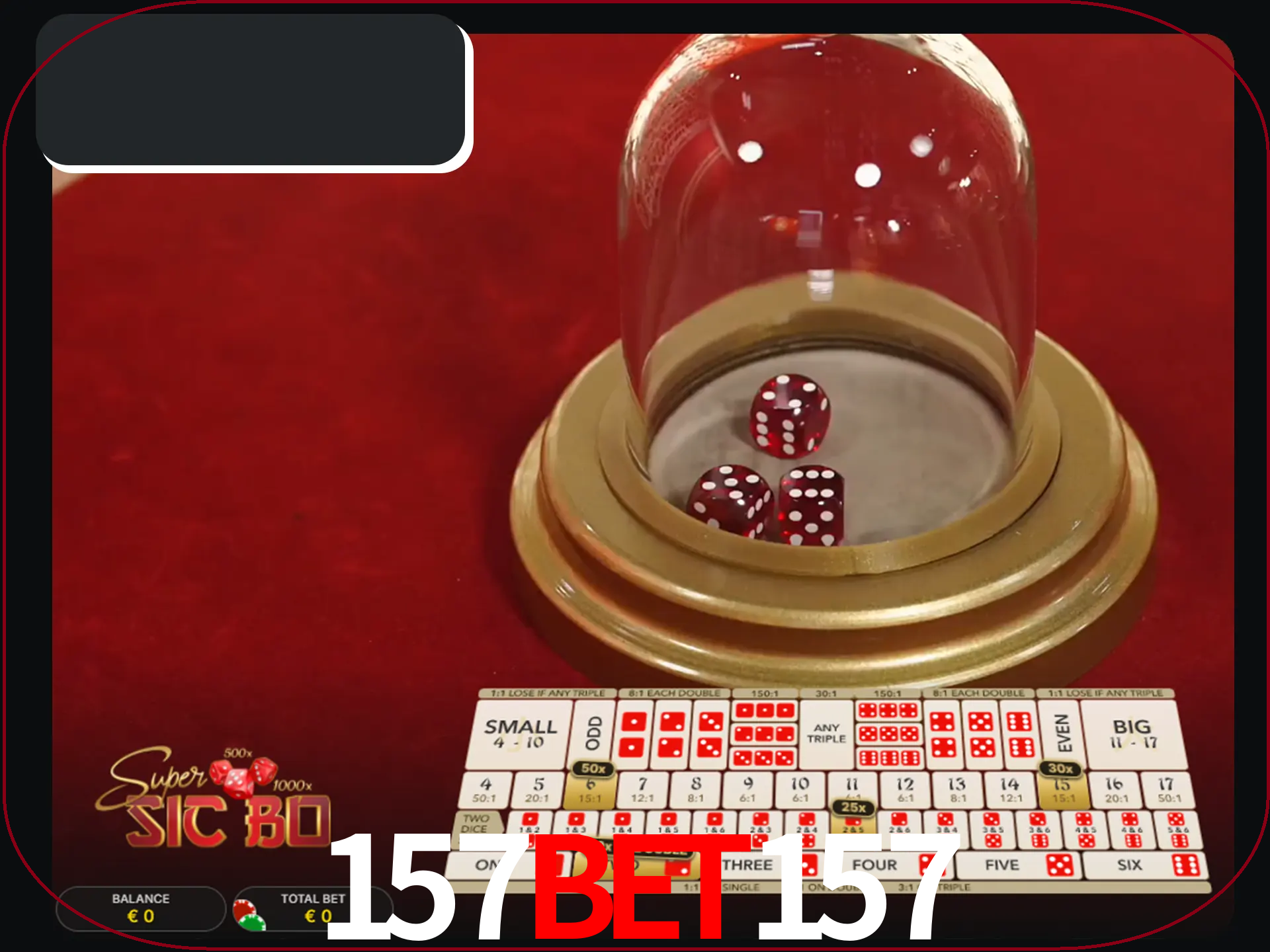 Deixe os dados ao seu lado nos jogos da Sic Bo.